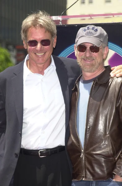 Harrison ford i steven spielberg — Zdjęcie stockowe