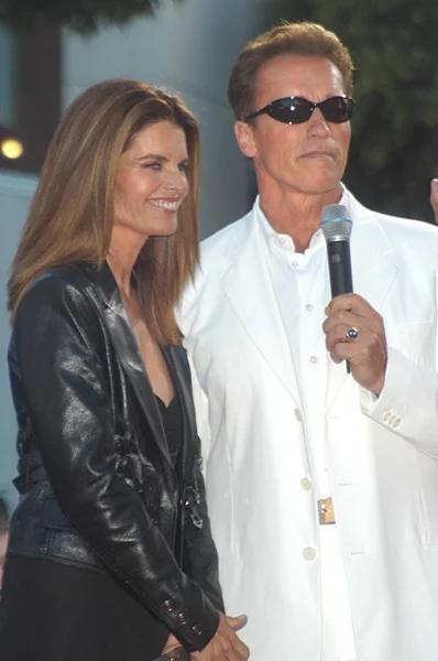 Maria shriver und arnold schwarzenegger — Stockfoto