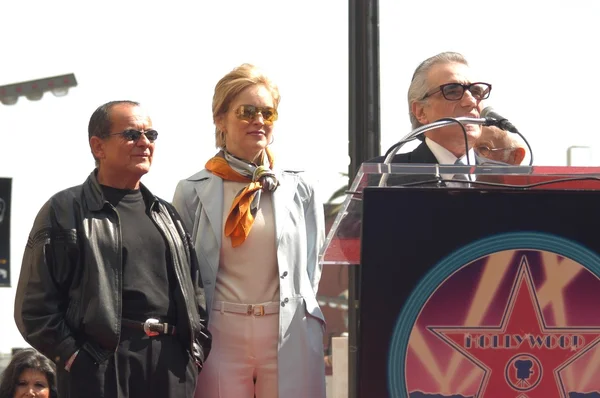 Joe Pesci, Sharon Stone y Martin Scorsese — Foto de Stock