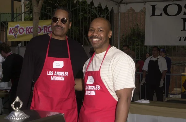 Larry Elder y Kevin Eubanks — Foto de Stock