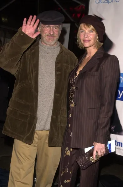 Steven spielberg ve kate capshaw — Stok fotoğraf