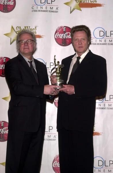 Barry Levinson and Christopher Walken — Stock Photo, Image