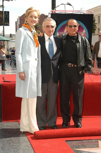 Sharon Stone, Martin Scorsese y Joe Pesci — Foto de Stock