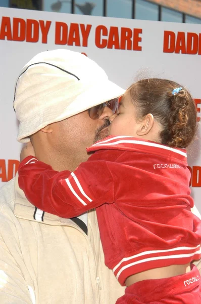 Heavy D and daughter — Stock Photo, Image