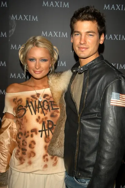 Paris hilton ve jason shaw — Stok fotoğraf