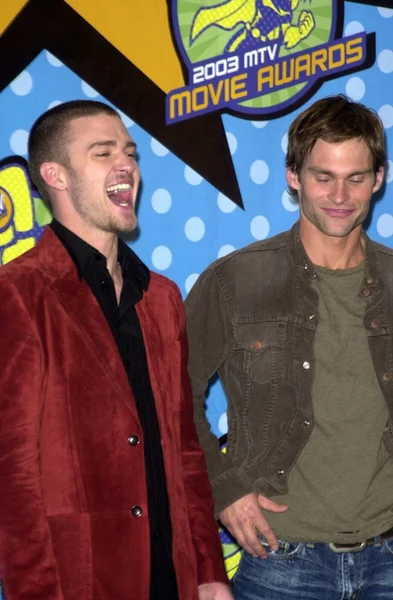 Justin timberlake en seann william scott — Stockfoto