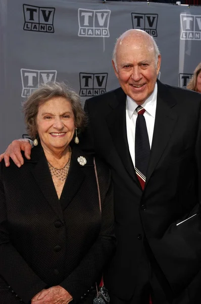 Carl Reiner and wife Estelle — Stock Photo, Image