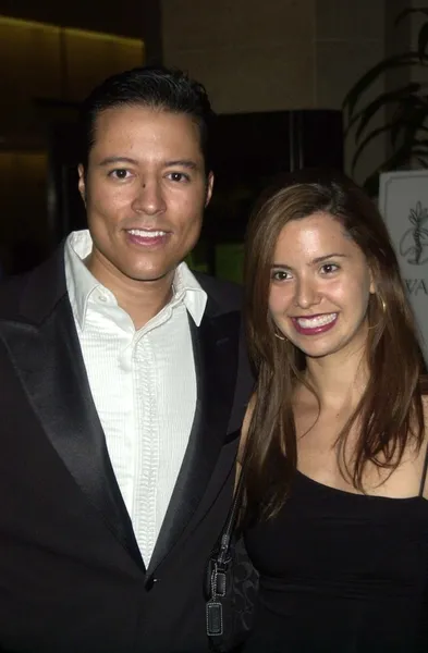 Yancey Arias and wife — Stock Photo, Image