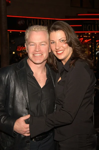 Neal McDonough e noivo Ruve — Fotografia de Stock