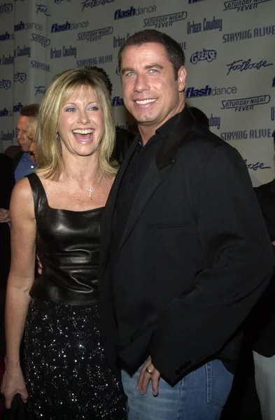 John Travolta et Olivia Newton-John — Photo