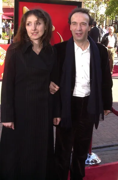 ロベルト ・ ベニーニとニコレッタ ・ ブラスキ — ストック写真