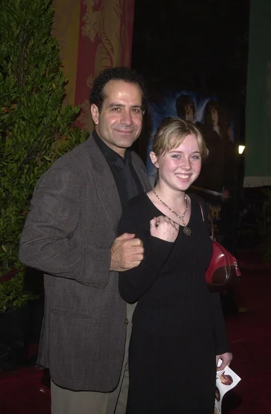 Tony shaloub en dochter — Stockfoto