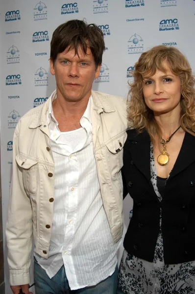 Kevin bacon och kyra sedgwick — Stockfoto