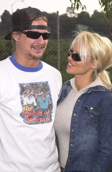 Pamela anderson i kid rock — Zdjęcie stockowe