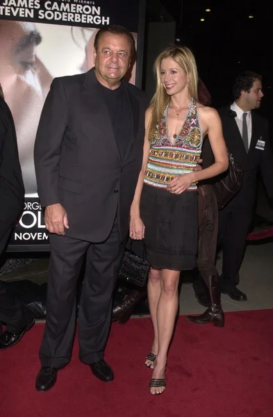 Paul Sorvino and daughter Mira Sorvino — Stock Photo, Image