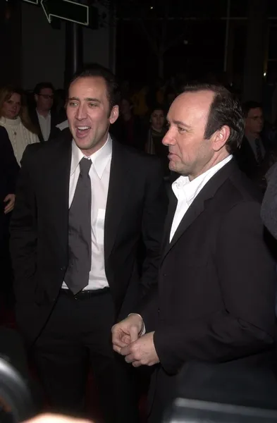 Kevin Spacey e Nicolas Cage — Fotografia de Stock