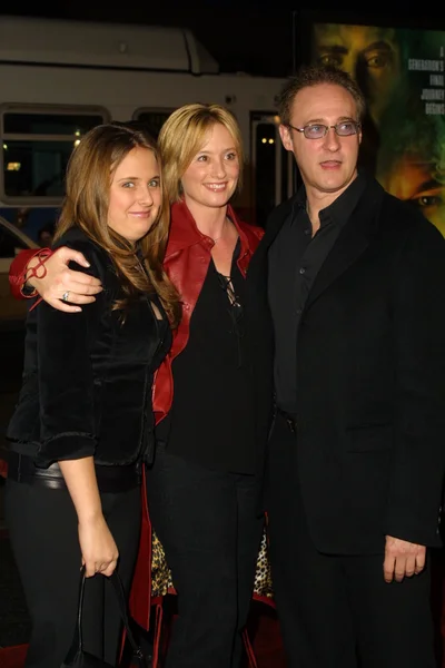 Molly Berman, Brent Spiner y su esposa Loree — Foto de Stock