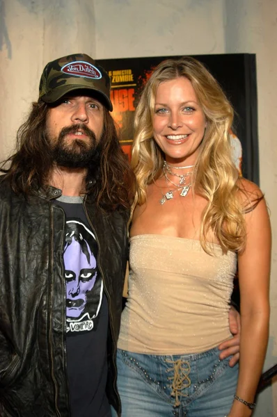 Rob zombie en sheri moon — Stockfoto