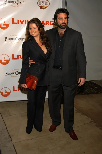 Yasmine Bleeth e marido Paul Cerrito — Fotografia de Stock