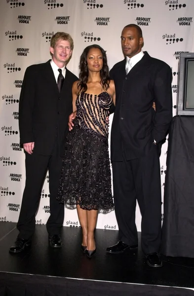 Bill bochtrop, garcelle beauvais-nilon und henry simmons — Stockfoto