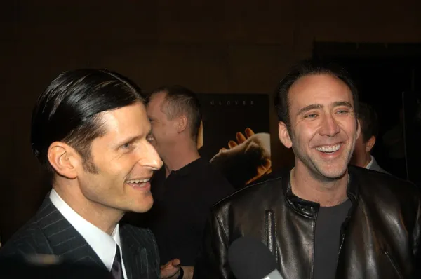 Crispin Glover and Nicolas Cage — Stock Photo, Image