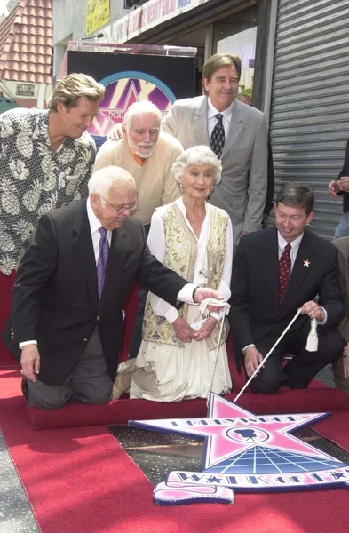 Betty Garrett's star is unveiled — Stock Photo, Image