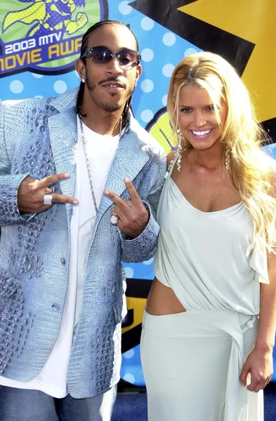 Ludacris y Jessica Simpson — Foto de Stock