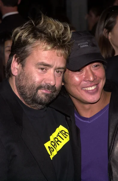 Luc besson und jet li — Stockfoto