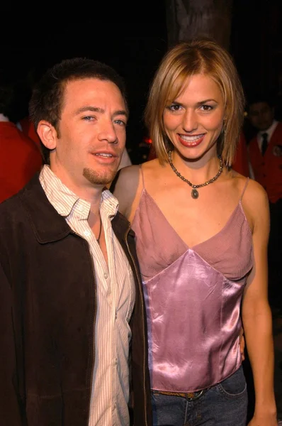 David faustino und andrea ulmers — Stockfoto