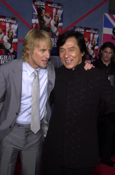 Owen Wilson e Jackie Chan — Foto Stock