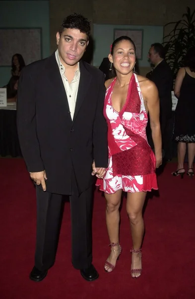 Michael DeLorenzo and date Julia Mendoza — Stock Photo, Image