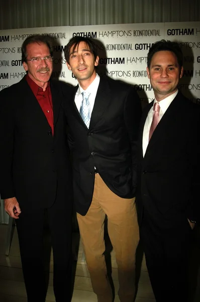 Pat o'brien och adrien brody och jason binn, l.a. konfidentiellt utgivare — Stockfoto