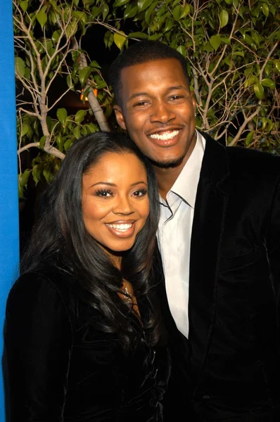 Flex Alexander e la moglie Shanice — Foto Stock