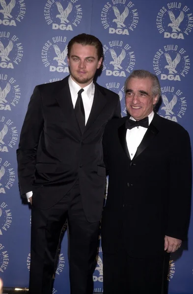 Martin scorsese och leonardo dicaprio — Stockfoto