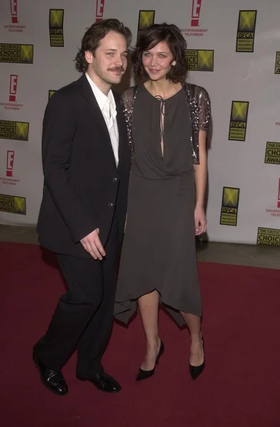 Peter Sarsgaard and Maggie Gyllenhaal — Stock Photo, Image