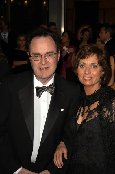 David L. Lander y su esposa — Foto de Stock