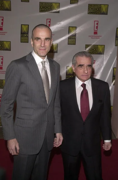 Daniel Day Lewis e Martin Scorsese — Fotografia de Stock