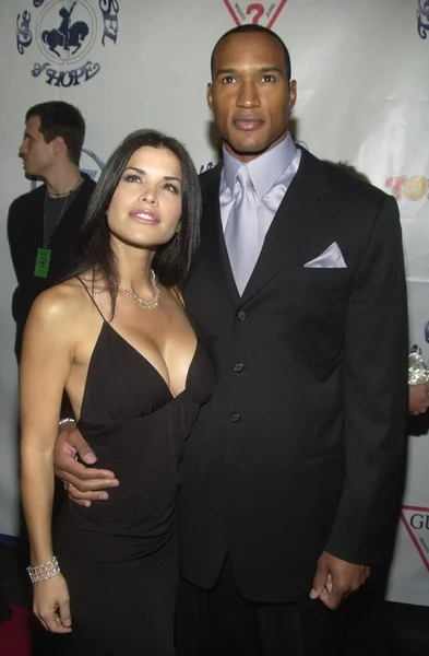 Henry Simmons and Lauren Sanchez — Stock Photo, Image