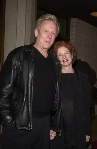 Bruce Davison and wife — Stock Photo, Image