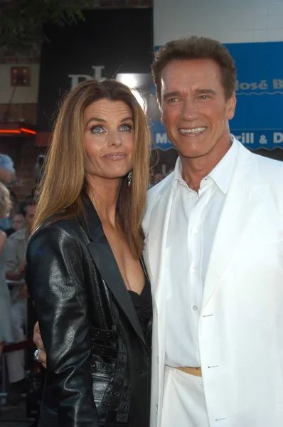 Maria shriver och arnold schwarzenegger — Stockfoto