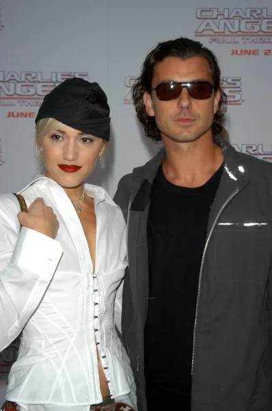 Gavin Rossdale and Gwen Stefani — Stock Photo, Image