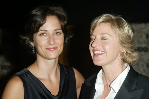 Ellen degeneres und girlfiend alexandra hedison — Stockfoto