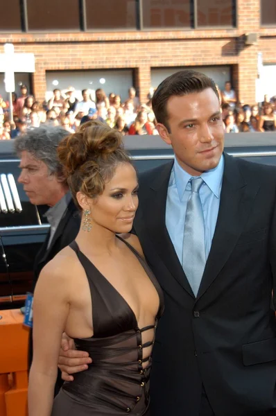 Ben affleck och jennifer lopez — Stockfoto