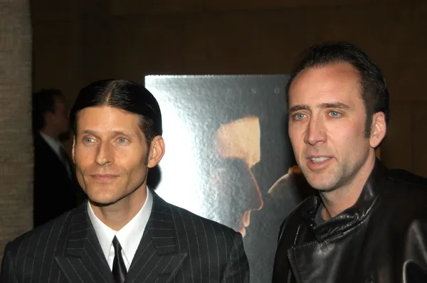 Crispin Glover y Nicolas Cage — Foto de Stock