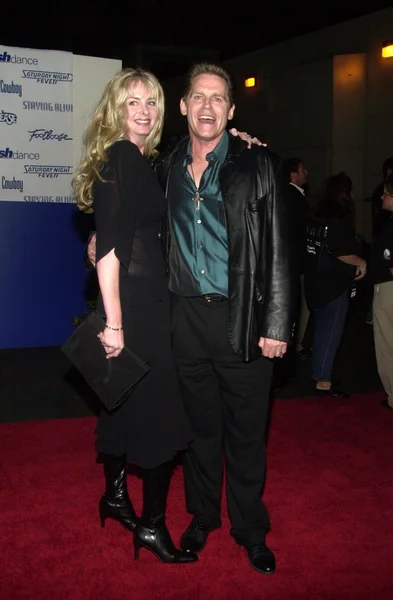 Jeff Conaway y su esposa Kerri — Foto de Stock