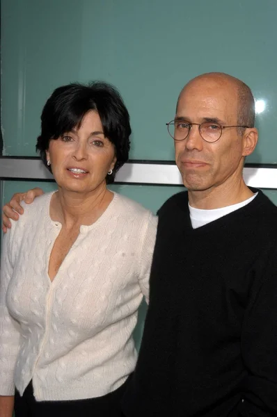 Jeffrey Katzenberg e moglie — Foto Stock