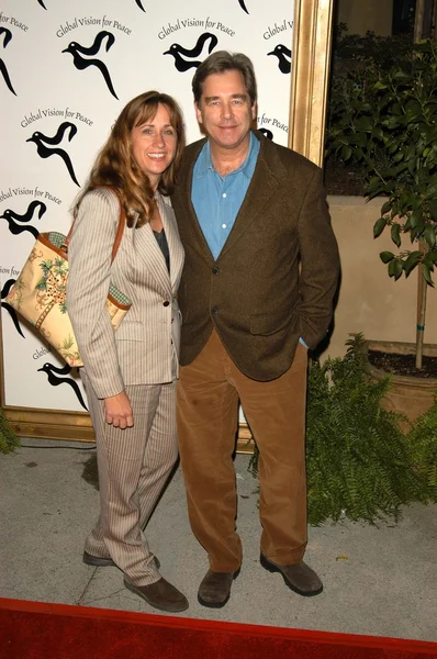 Beau Bridges y su esposa Wendy — Foto de Stock