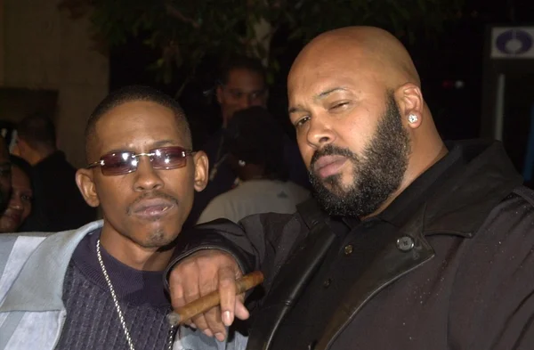 Kurupt and Suge Knight — Stock Photo, Image