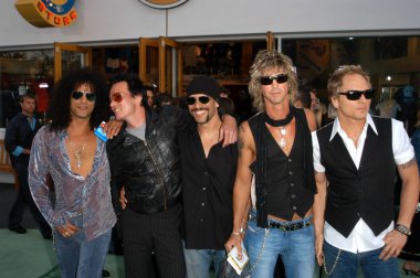 Kaynak eğik çizgi, scott weiland, dave kushner, duff mckagan ve matt sorum