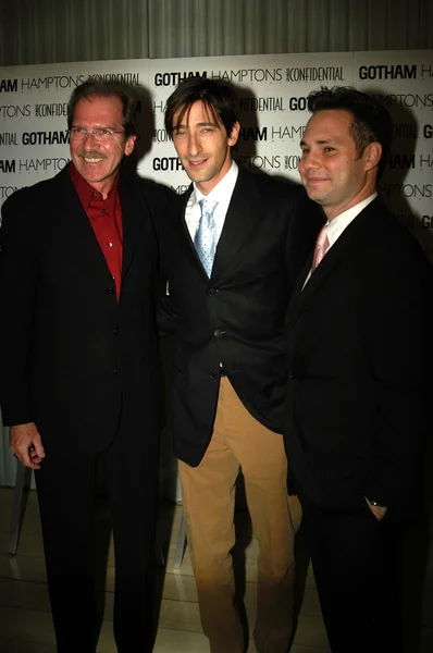 Pat O 'Brien y Adrien Brody y Jason Binn, L.A. Editorial confidencial —  Fotos de Stock